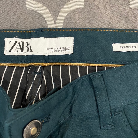 Zara Chino Dark Green - Picture 2 of 2